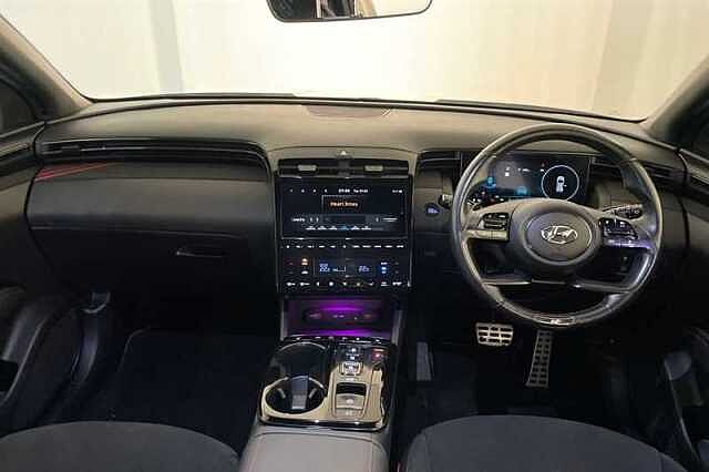 Hyundai TUCSON 1.6 h T-GDi N Line S SUV 5dr Petrol Hybrid Auto Euro 6 (s/s) (230 ps) White