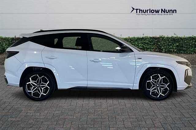 Hyundai TUCSON 1.6 h T-GDi N Line S SUV 5dr Petrol Hybrid Auto Euro 6 (s/s) (230 ps) White