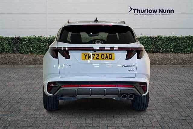 Hyundai TUCSON 1.6 h T-GDi N Line S SUV 5dr Petrol Hybrid Auto Euro 6 (s/s) (230 ps) White