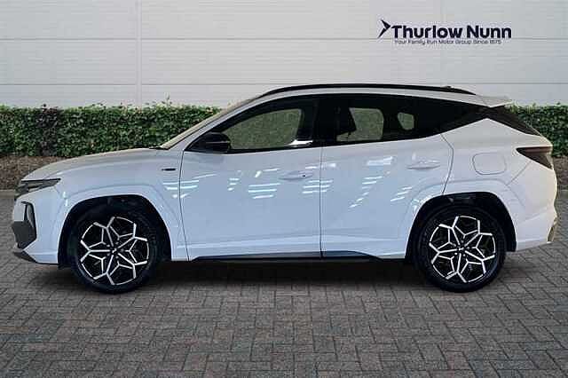 Hyundai TUCSON 1.6 h T-GDi N Line S SUV 5dr Petrol Hybrid Auto Euro 6 (s/s) (230 ps) White