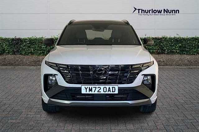 Hyundai TUCSON 1.6 h T-GDi N Line S SUV 5dr Petrol Hybrid Auto Euro 6 (s/s) (230 ps) White