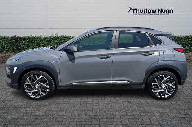 Hyundai KONA 1.6 h-GDi Premium SUV 5dr Petrol Hybrid DCT Euro 6 (s/s) (141 ps) Galactic Grey