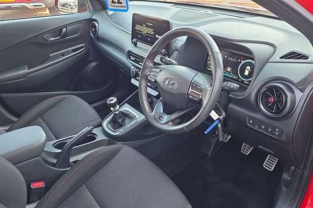 Hyundai KONA 1.0 T-GDi MHEV N Line SUV 5dr Petrol Hybrid Manual Euro 6 (s/s) (120 ps) Red