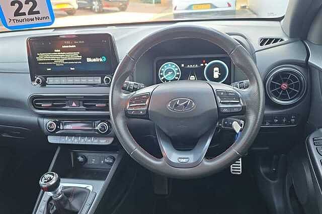 Hyundai KONA 1.0 T-GDi MHEV N Line SUV 5dr Petrol Hybrid Manual Euro 6 (s/s) (120 ps) Red