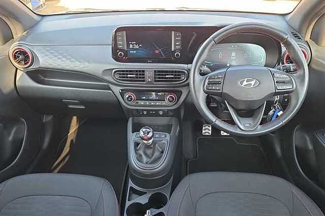 Hyundai I10 1.0 T-GDi N Line Hatchback 5dr Petrol Manual Euro 6 (s/s) (90 ps) Black