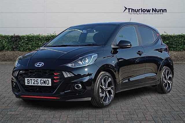Hyundai I10 1.0 T-GDi N Line Hatchback 5dr Petrol Manual Euro 6 (s/s) (90 ps) Black