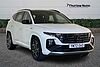 Hyundai TUCSON 1.6 h T-GDi N Line S SUV 5dr Petrol Hybrid Auto Euro 6 (s/s) (230 ps) White