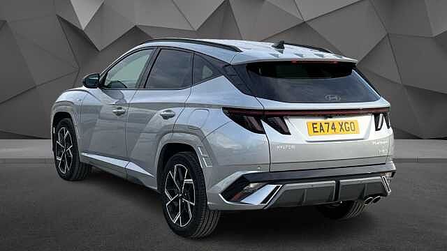 Hyundai TUCSON 1.6 T-GDi 13.8kWh N Line SUV 5dr Petrol Plug-in Hybrid Auto Shimmering Silver