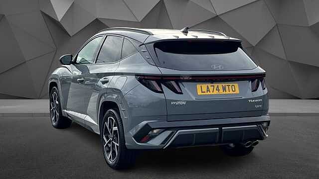 Hyundai TUCSON 1.6 T-GDi N Line S SUV 5dr Petrol Hybrid Auto Euro 6 (s/s) (215 ps) Shadow Grey