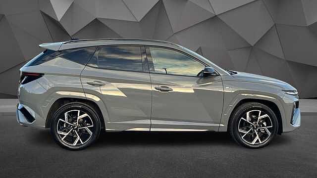 Hyundai TUCSON 1.6 T-GDi N Line S SUV 5dr Petrol Hybrid Auto Euro 6 (s/s) (215 ps) Shadow Grey