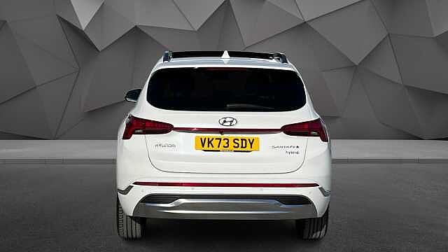 Hyundai SANTA FE 1.6 TGDi Hybrid Ultimate = LUX 5dr 4WD Auto White Cream