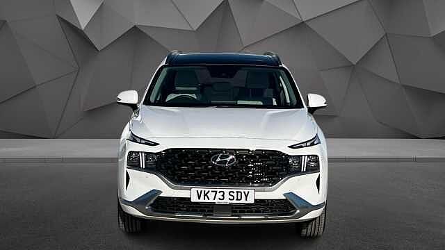 Hyundai SANTA FE 1.6 TGDi Hybrid Ultimate = LUX 5dr 4WD Auto White Cream