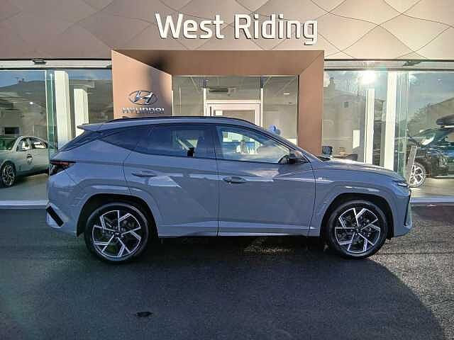 Hyundai TUCSON 1.6 T-GDi N Line S Auto 4WD Euro 6 (s/s) 5dr Grey