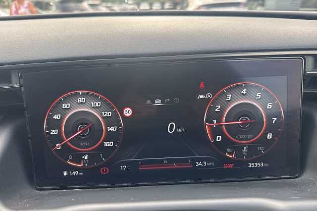 Hyundai TUCSON 1.6 TGDi N Line 5dr 2WD Red