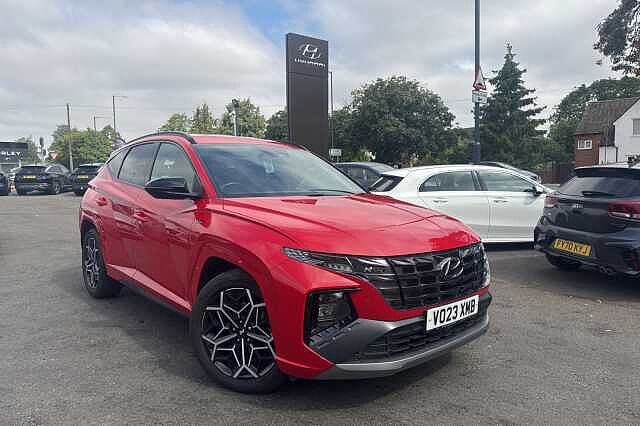 Hyundai TUCSON 1.6 TGDi N Line 5dr 2WD Red