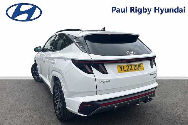 Hyundai TUCSON 1.6 TGDi Hybrid 230 N Line S 5dr 2WD Auto White