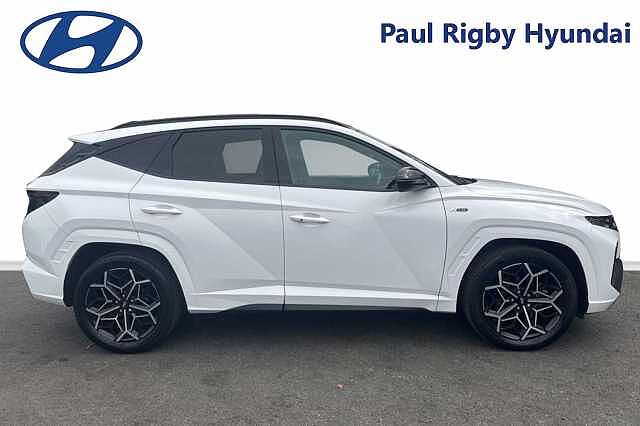 Hyundai TUCSON 1.6 TGDi Hybrid 230 N Line S 5dr 2WD Auto White