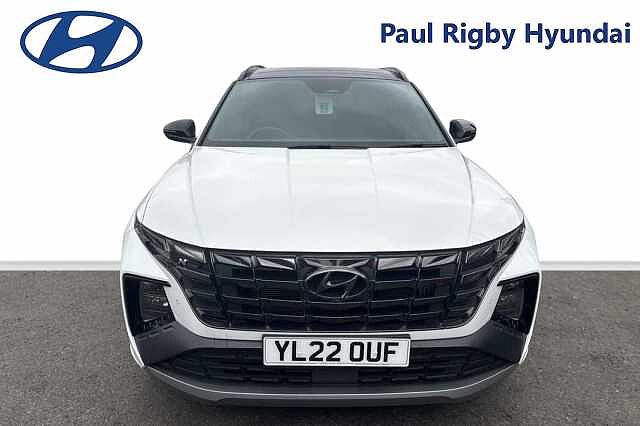 Hyundai TUCSON 1.6 TGDi Hybrid 230 N Line S 5dr 2WD Auto White