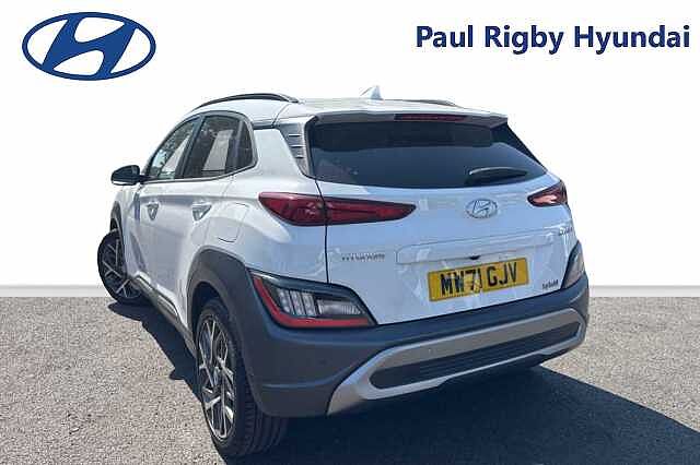 Hyundai KONA 1.6 GDi Hybrid Ultimate 5dr DCT White