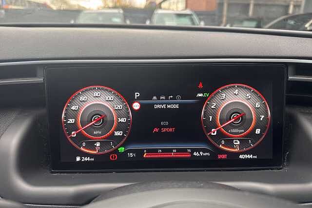 Hyundai TUCSON 1.6 TGDi Hybrid 230 Premium 5dr 2WD Auto Blue