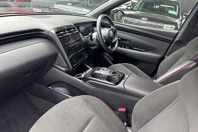 Hyundai TUCSON 1.6 TGDi Hybrid 230 N Line 5dr 2WD Auto Red