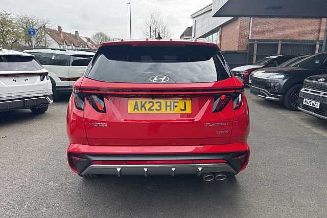 Hyundai TUCSON 1.6 TGDi Hybrid 230 N Line 5dr 2WD Auto Red