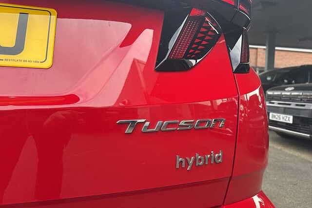 Hyundai TUCSON 1.6 TGDi Hybrid 230 N Line 5dr 2WD Auto Red