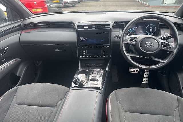 Hyundai TUCSON 1.6 TGDi Hybrid 230 N Line S 5dr 2WD Auto White