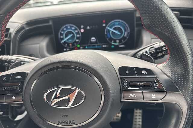 Hyundai TUCSON 1.6 TGDi Hybrid 230 N Line S 5dr 2WD Auto White