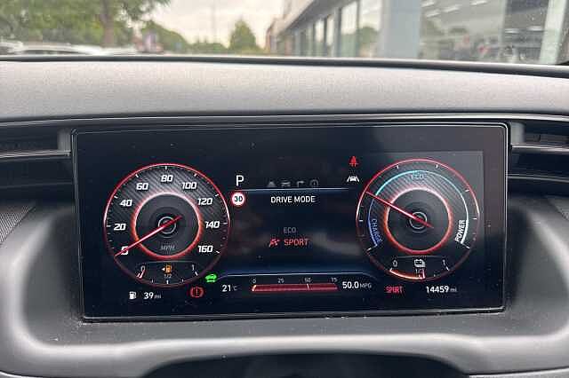 Hyundai TUCSON 1.6 TGDi Hybrid 230 N Line S 5dr 2WD Auto White