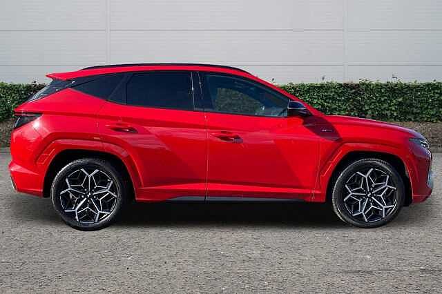 Hyundai TUCSON N Line S T-Gdi Hev Engine Red