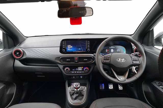 Hyundai I10 1.0 T-GDi N Line Hatchback 5dr Petrol Manual Euro 6 (s/s) (90 ps) White