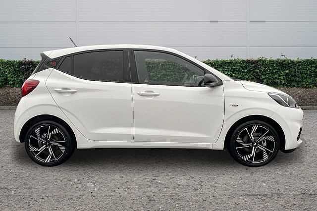 Hyundai I10 1.0 T-GDi N Line Hatchback 5dr Petrol Manual Euro 6 (s/s) (90 ps) White