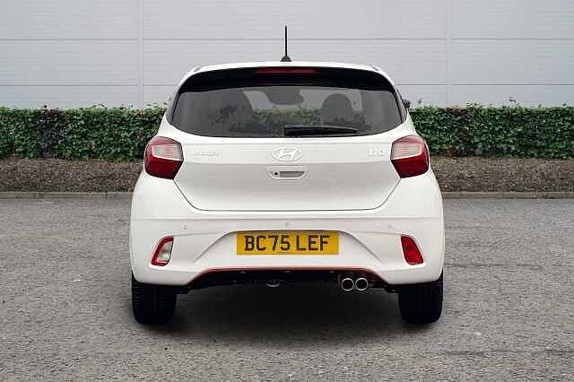 Hyundai I10 1.0 T-GDi N Line Hatchback 5dr Petrol Manual Euro 6 (s/s) (90 ps) White