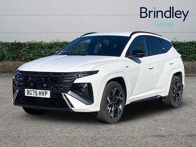 Hyundai TUCSON 1.6 T-GDi N Line SUV 5dr Petrol Manual Euro 6 (s/s) (160 ps) White