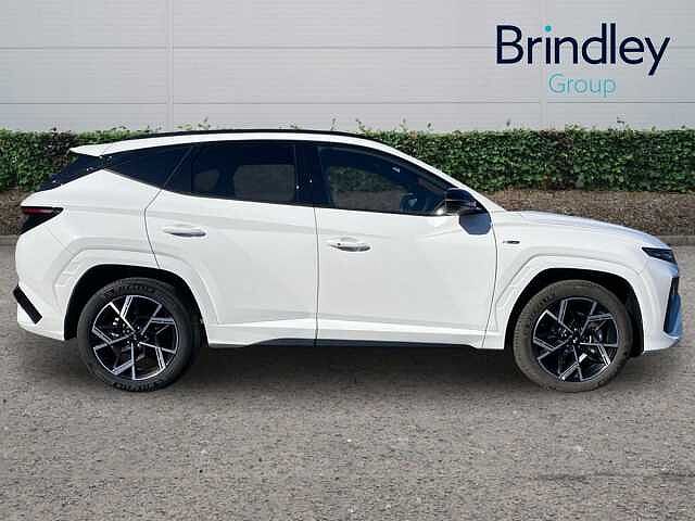 Hyundai TUCSON 1.6 T-GDi N Line SUV 5dr Petrol Manual Euro 6 (s/s) (160 ps) White