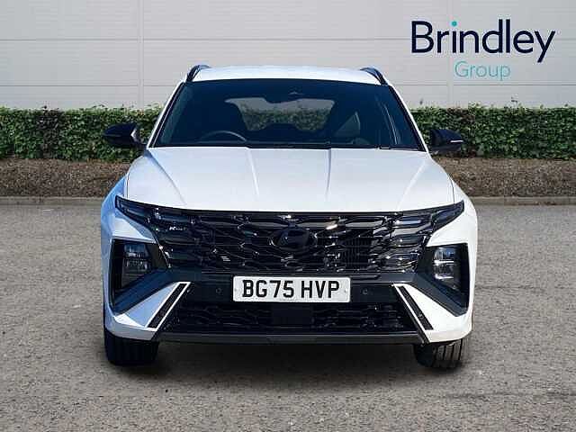 Hyundai TUCSON 1.6 T-GDi N Line SUV 5dr Petrol Manual Euro 6 (s/s) (160 ps) White