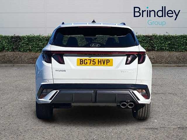 Hyundai TUCSON 1.6 T-GDi N Line SUV 5dr Petrol Manual Euro 6 (s/s) (160 ps) White