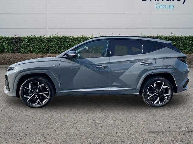 Hyundai TUCSON 1.6T N Line SUV 5dr Petrol Hybrid Auto Euro 6 (s/s) (239 ps) Grey