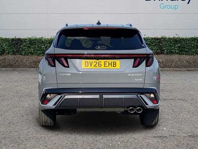 Hyundai TUCSON 1.6T N Line SUV 5dr Petrol Hybrid Auto Euro 6 (s/s) (239 ps) Grey