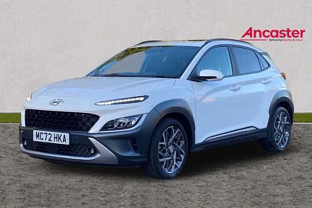 Hyundai KONA 1.6 GDi Hybrid Ultimate 5dr DCT White