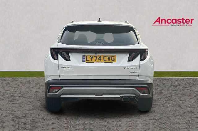 Hyundai TUCSON 1.6T Hybrid Advance 5dr Auto Pearl - Serenity white
