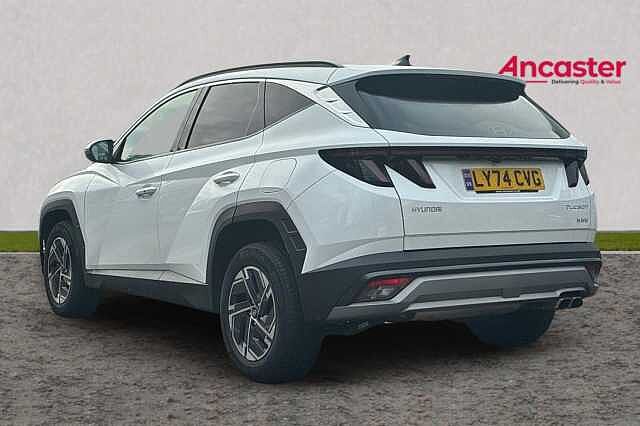 Hyundai TUCSON 1.6T Hybrid Advance 5dr Auto Pearl - Serenity white