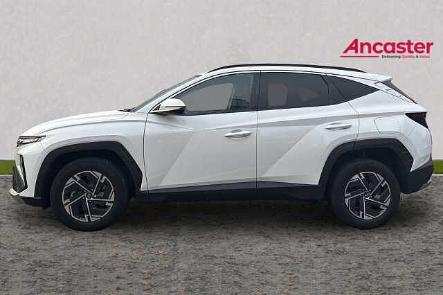 Hyundai TUCSON 1.6T Hybrid Advance 5dr Auto Pearl - Serenity white