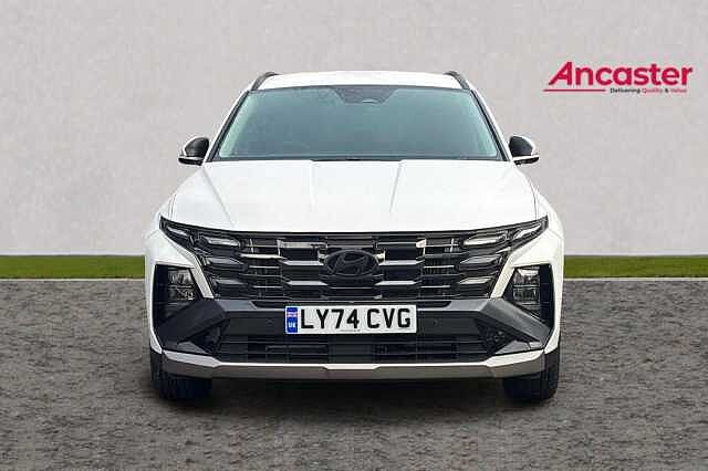 Hyundai TUCSON 1.6T Hybrid Advance 5dr Auto Pearl - Serenity white