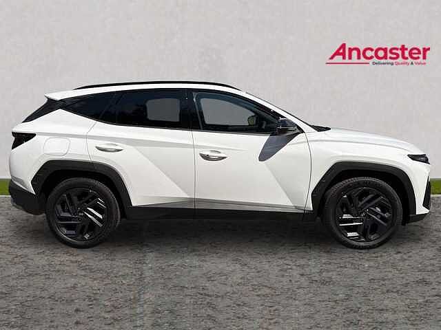 Hyundai TUCSON 1.6T 288 Plug-in Hybrid Black Line 5dr Auto [NI] lid - Atlas white