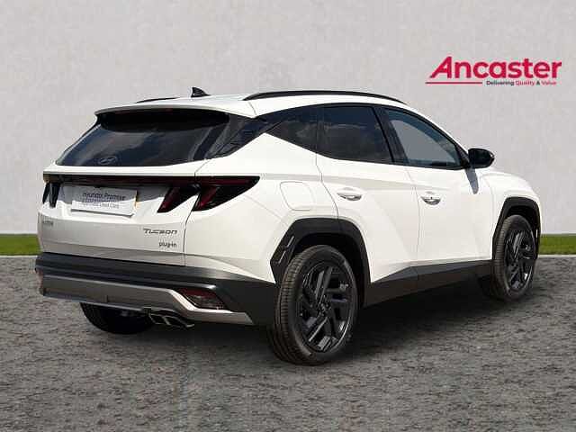 Hyundai TUCSON 1.6T 288 Plug-in Hybrid Black Line 5dr Auto [NI] lid - Atlas white