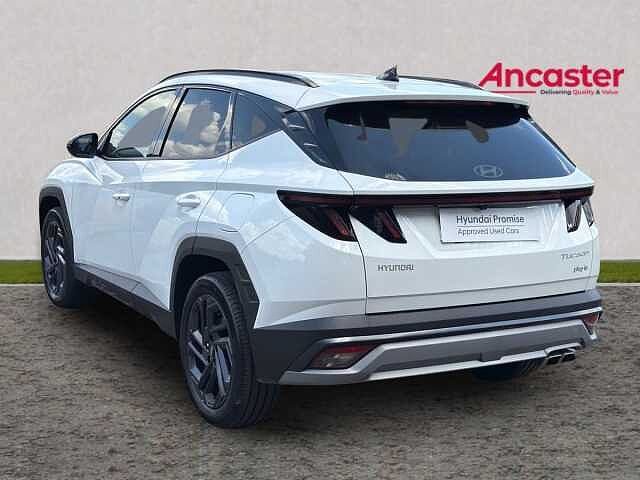 Hyundai TUCSON 1.6T 288 Plug-in Hybrid Black Line 5dr Auto [NI] lid - Atlas white