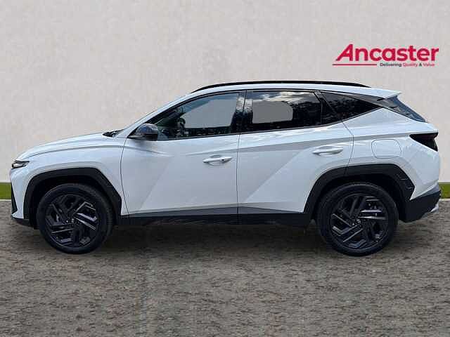 Hyundai TUCSON 1.6T 288 Plug-in Hybrid Black Line 5dr Auto [NI] lid - Atlas white