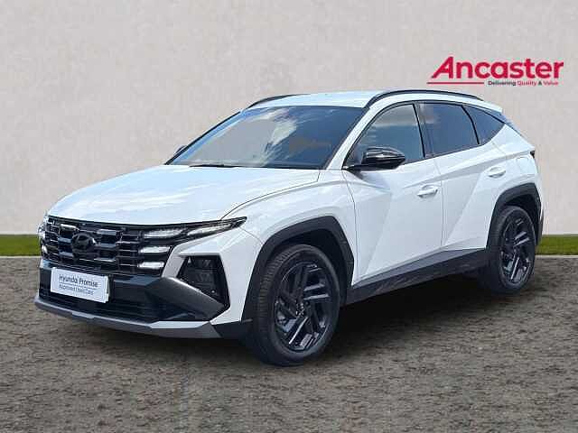 Hyundai TUCSON 1.6T 288 Plug-in Hybrid Black Line 5dr Auto [NI] lid - Atlas white